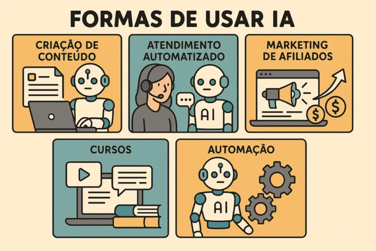 5 Formas de Ganhar Dinheiro com IA em 2025 🤖💰