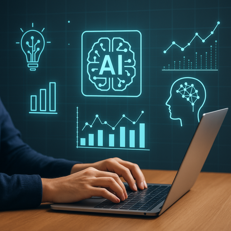 Uso da IA aplicada em ferramentas digitais.